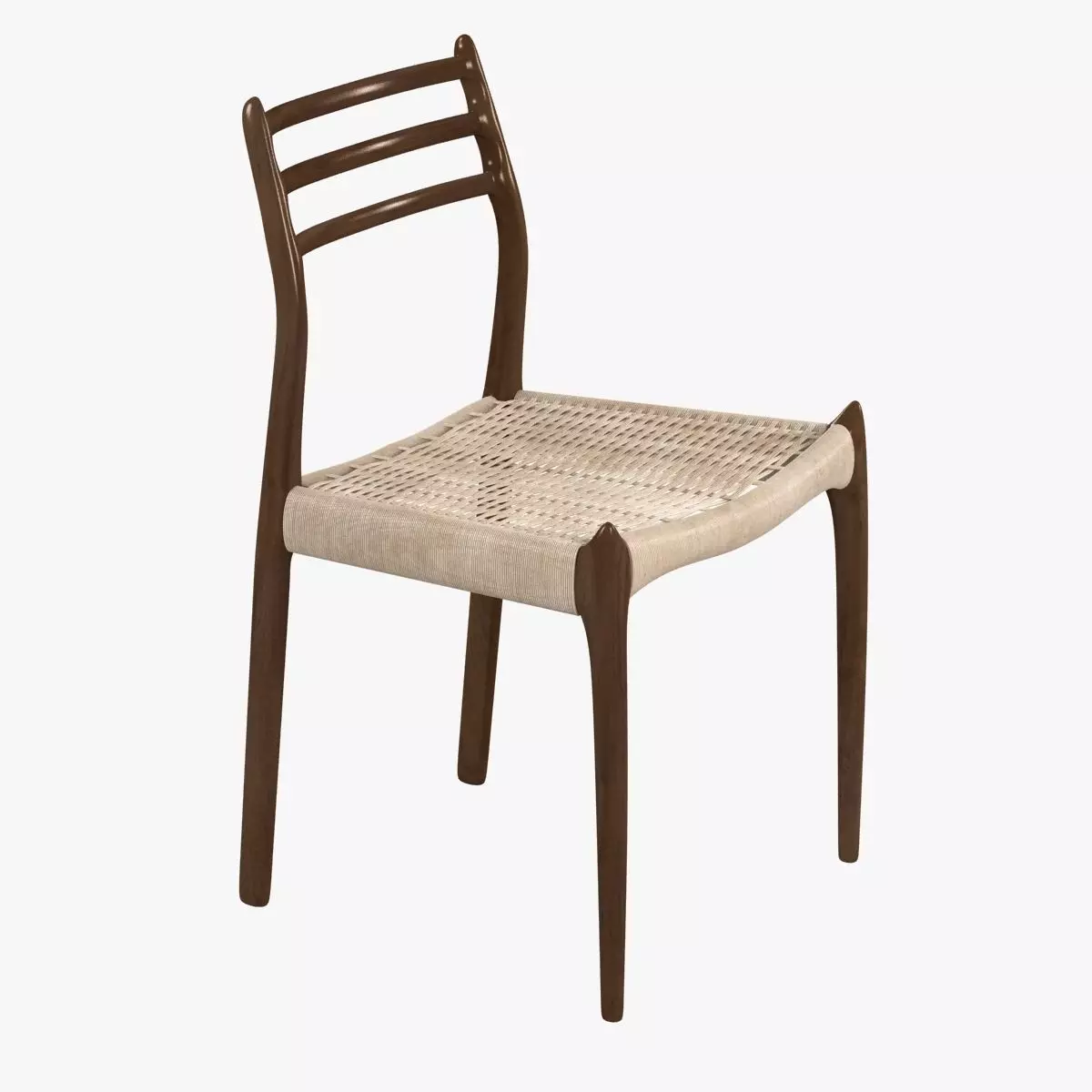 dwr Moller Model 78 Side Chair 3D model_0