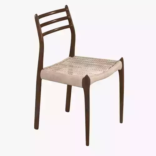dwr Moller Model 78 Side Chair 3D model