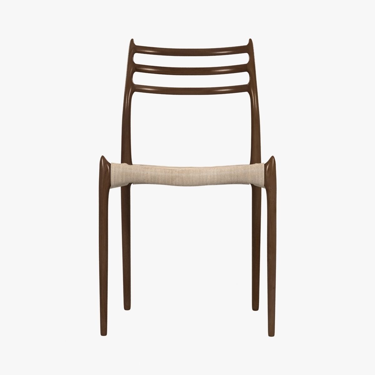 dwr Moller Model 78 Side Chair 3D model_2