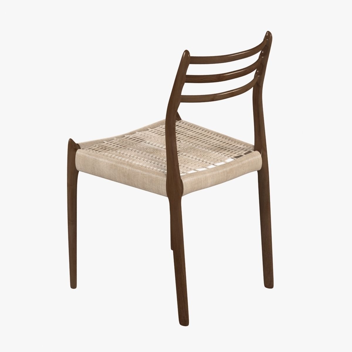 dwr Moller Model 78 Side Chair 3D model_1