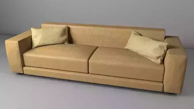 Soft sofa 3D model