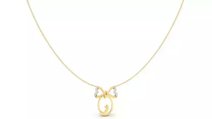 Alphabet O Pendant 