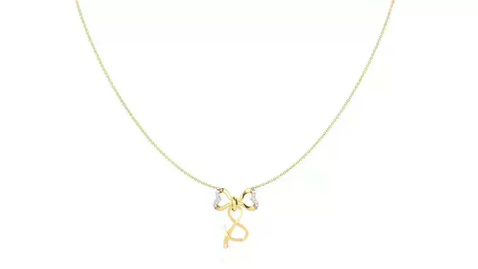Alphabet S Pendant 