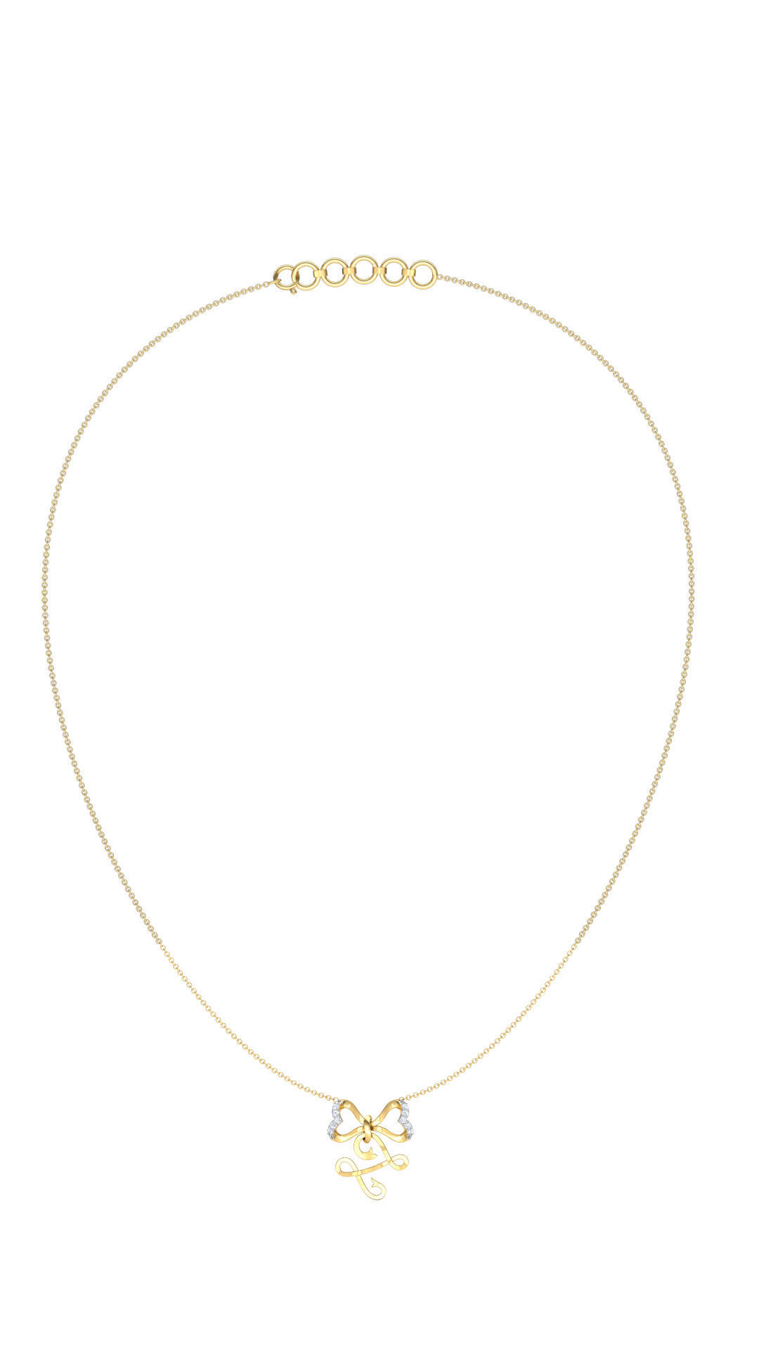 Alphabet Z Pendant 3D print model_12