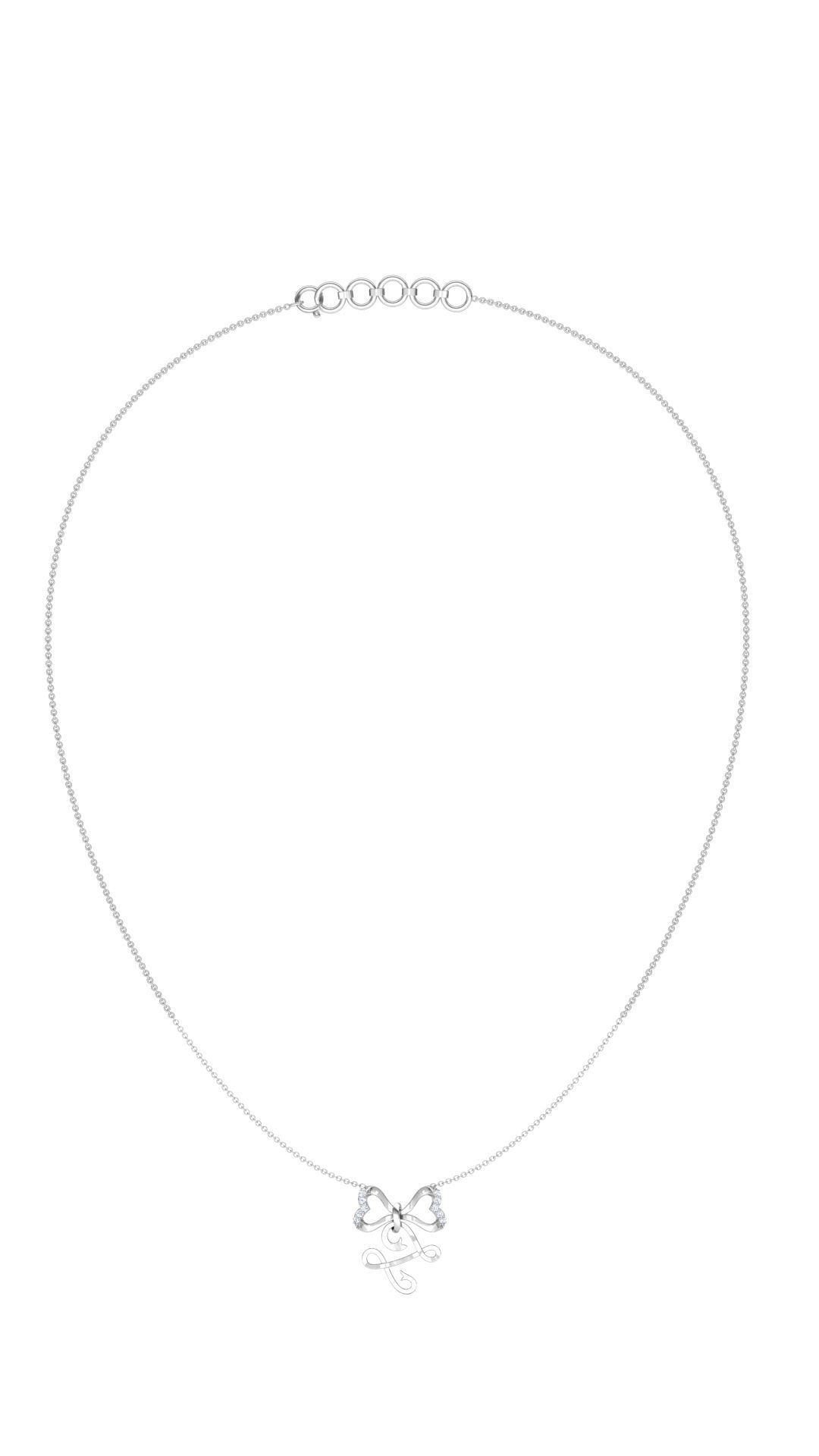 Alphabet Z Pendant 3D print model_13