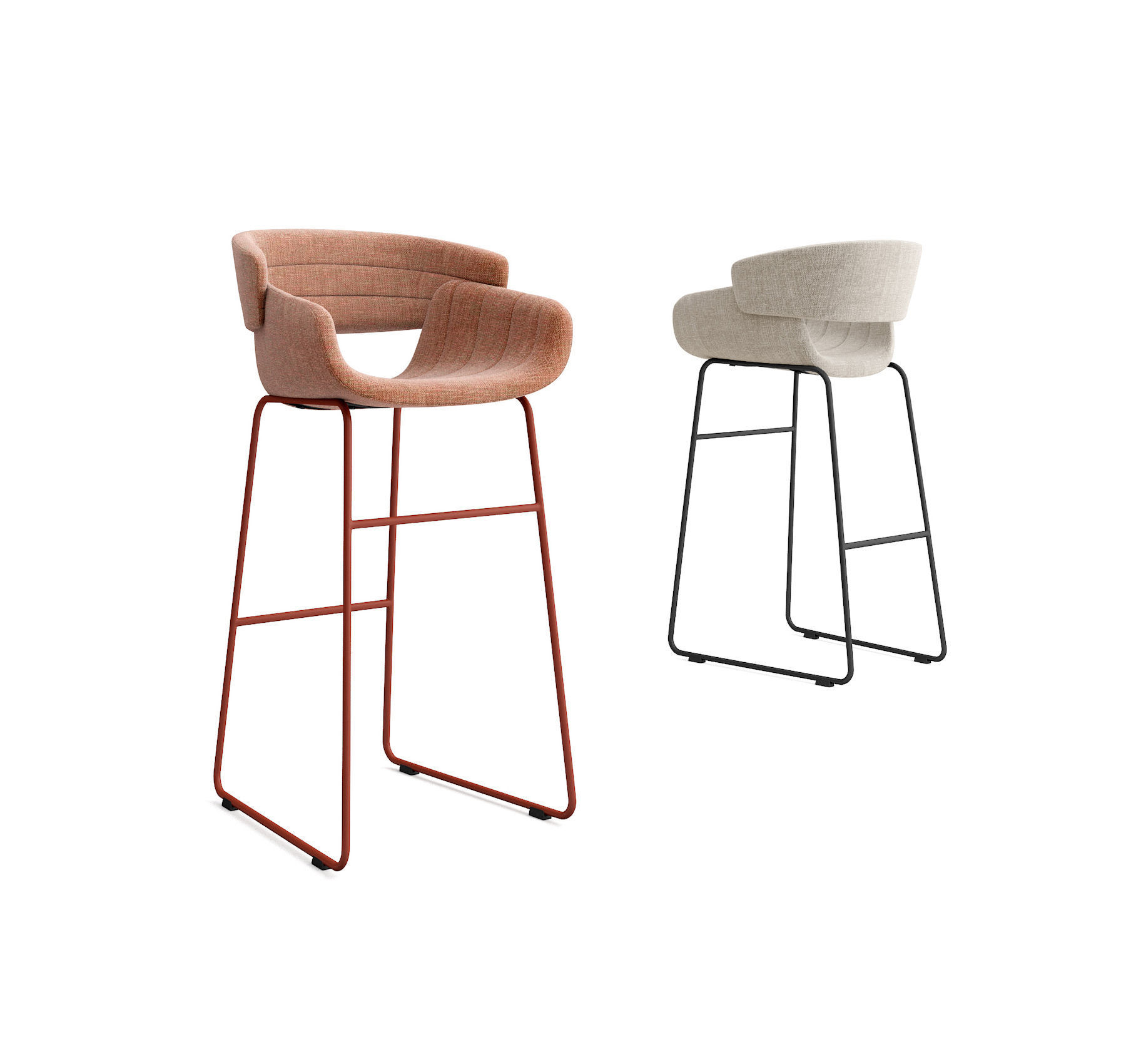 Bludot Racer dining chair and bar stool 3D model_1