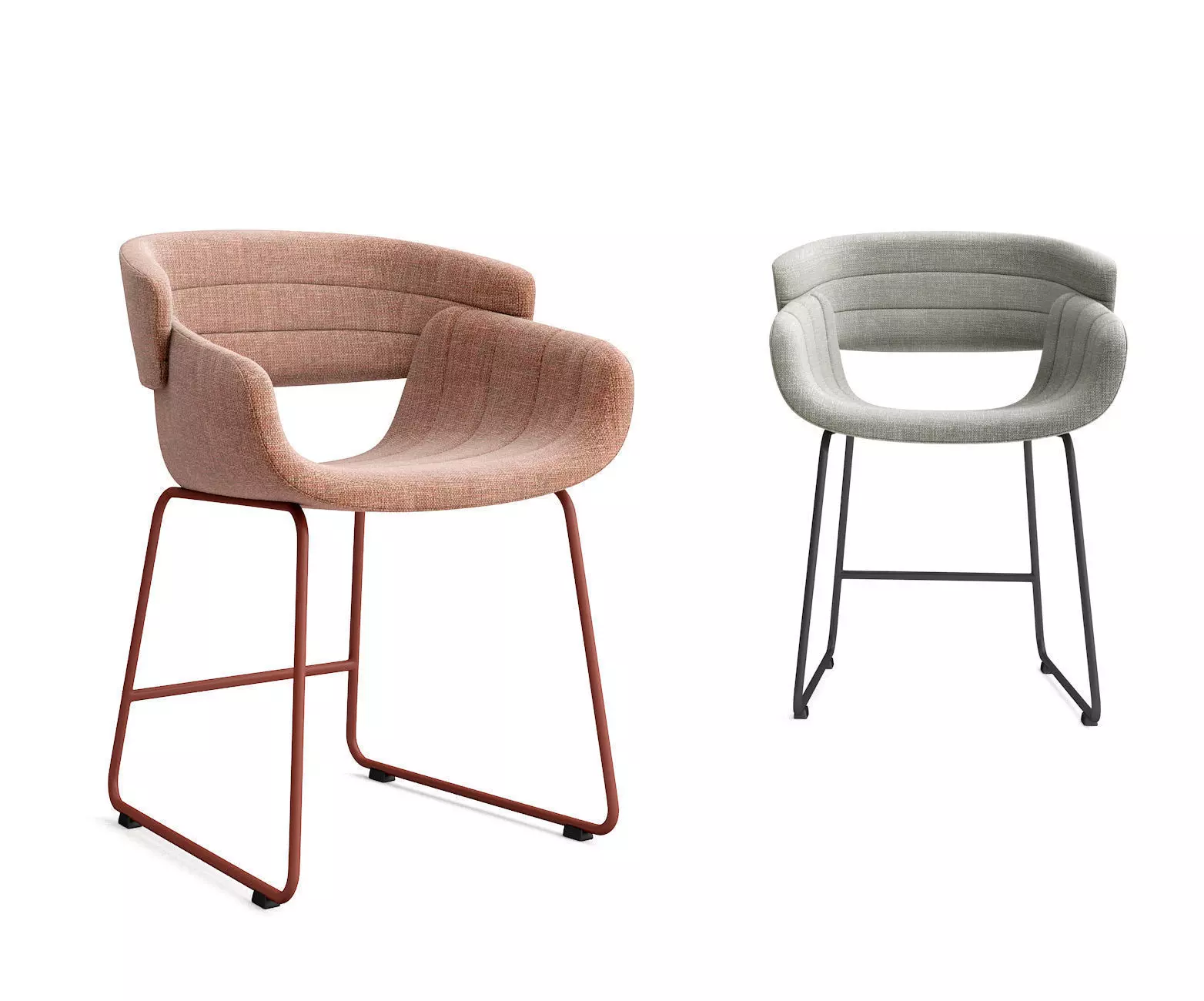 Bludot Racer dining chair and bar stool 3D model_0