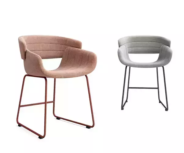 Bludot Racer dining chair and bar stool 3D model