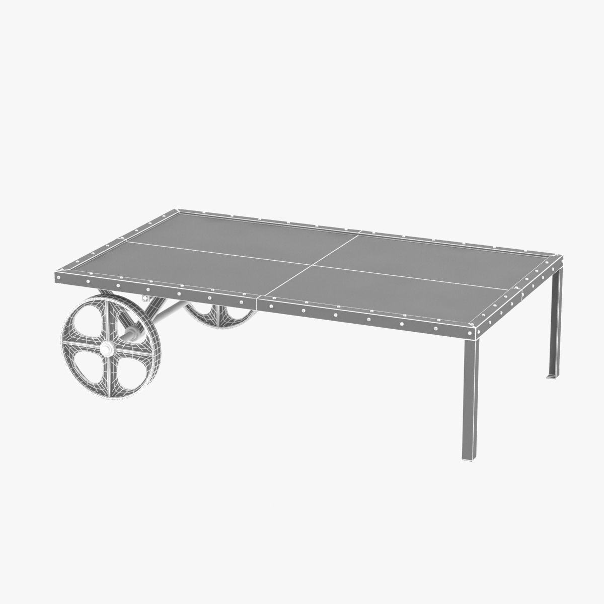 go home transfer cart 3D model_7