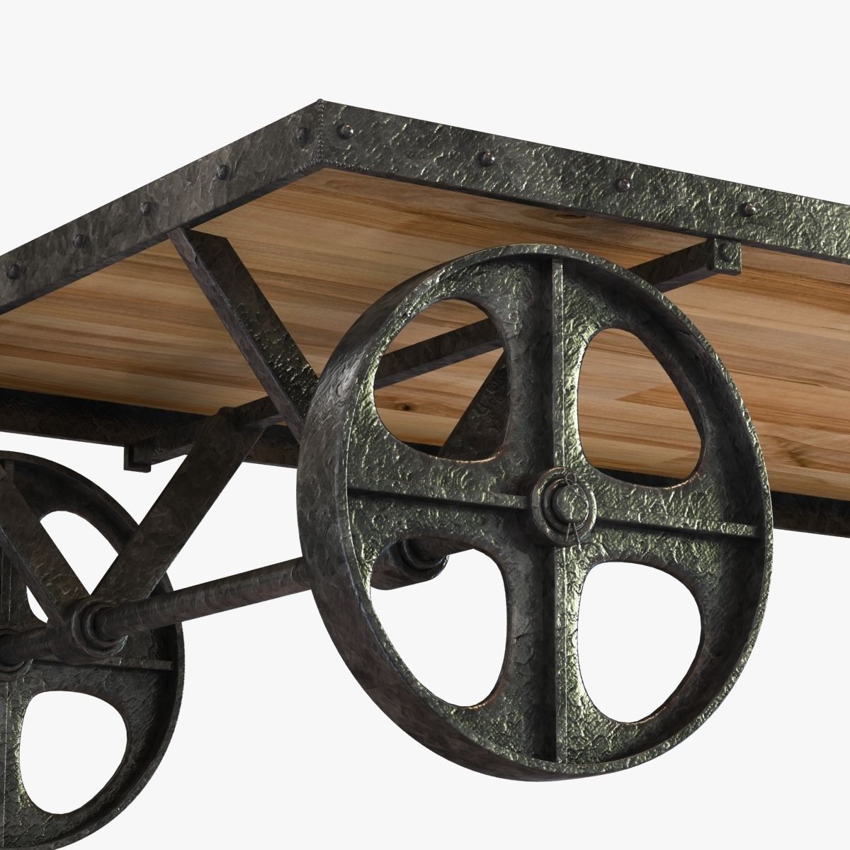 go home transfer cart 3D model_4