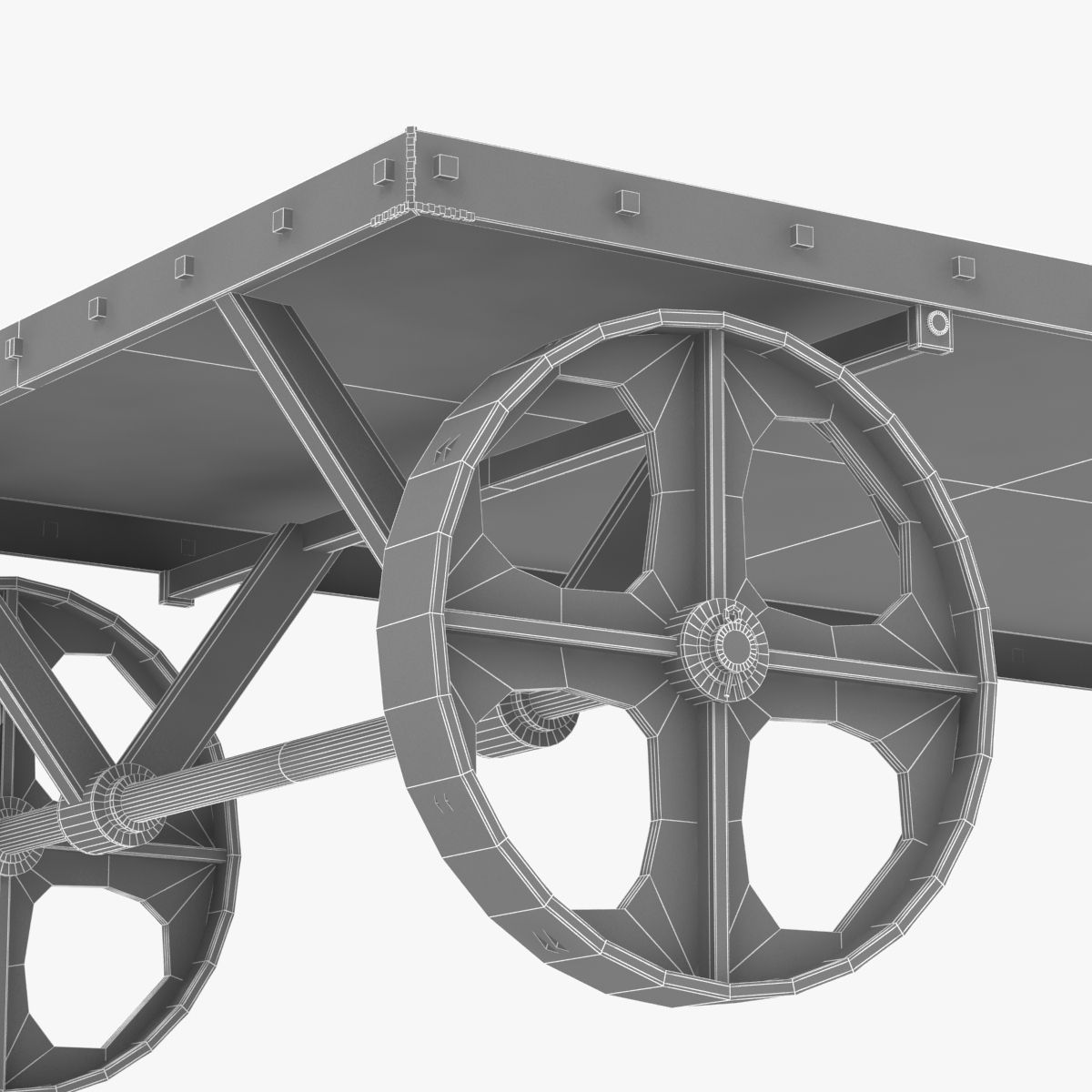 go home transfer cart 3D model_5