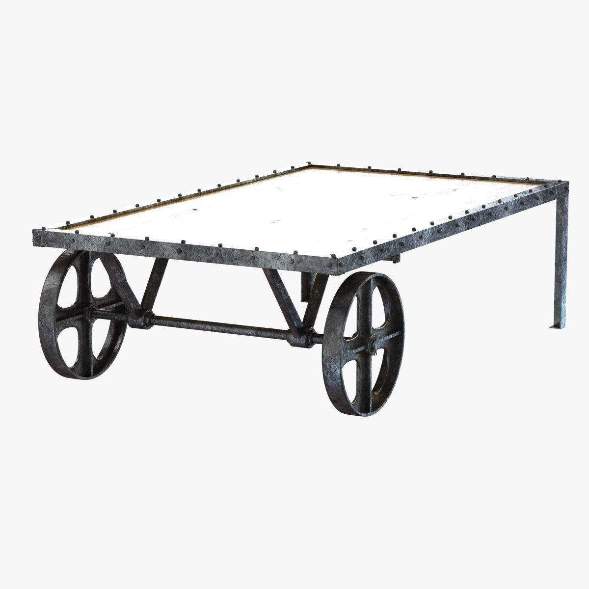 go home transfer cart 3D model_3