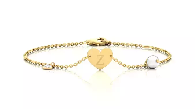 Alphabet Z Bracelet 
