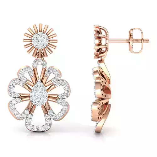 Flower Shape Earring 