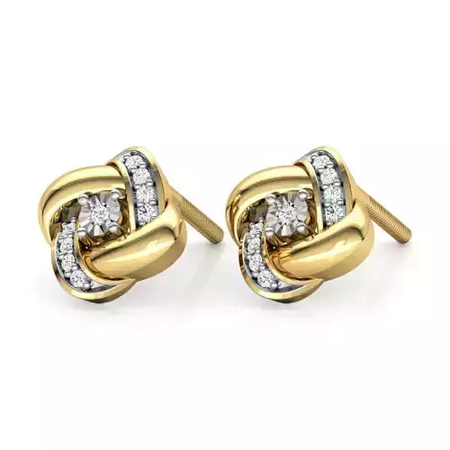 Twisted Stud Earring 