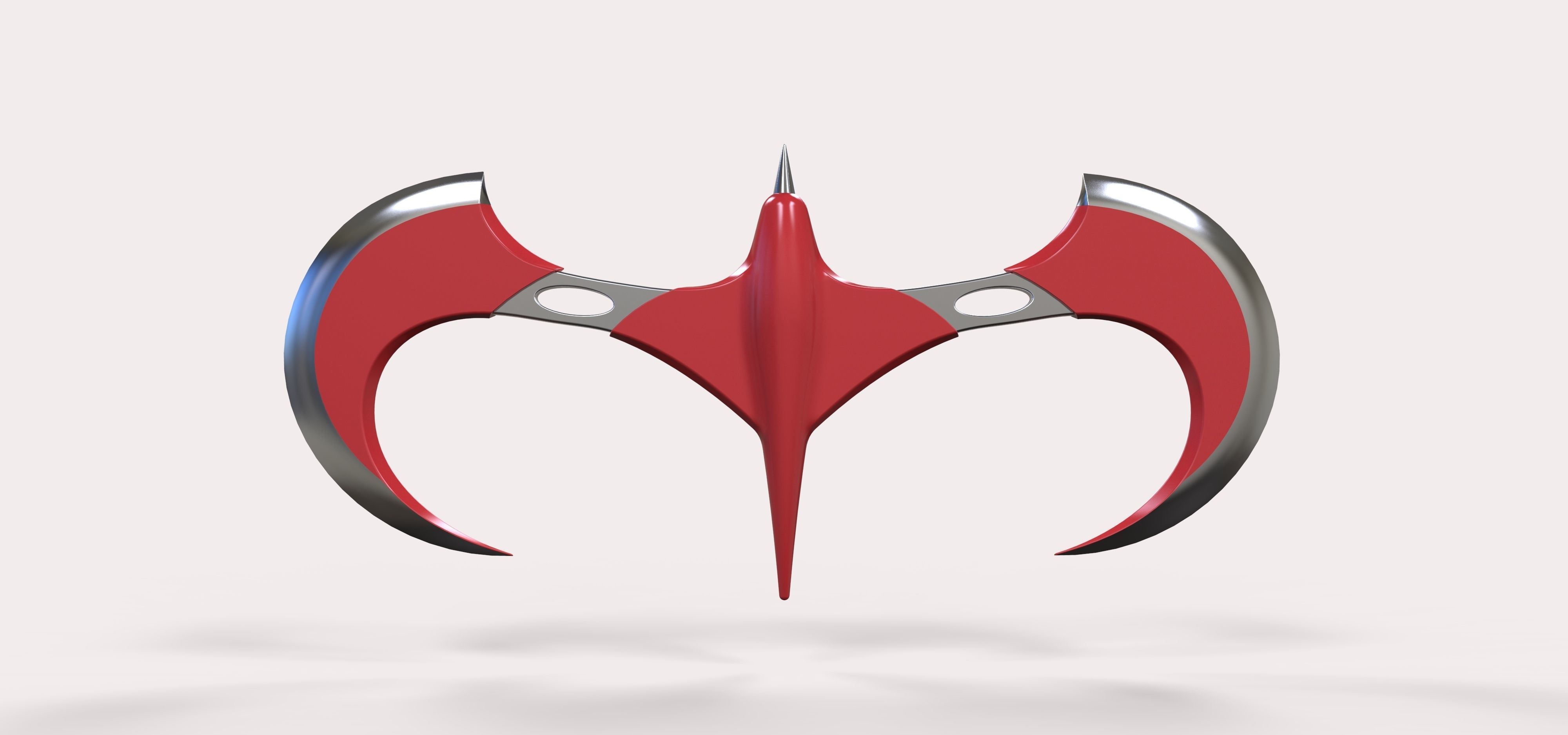 Batarang of Robin from movie Batman and Robin 1997 3D model_4