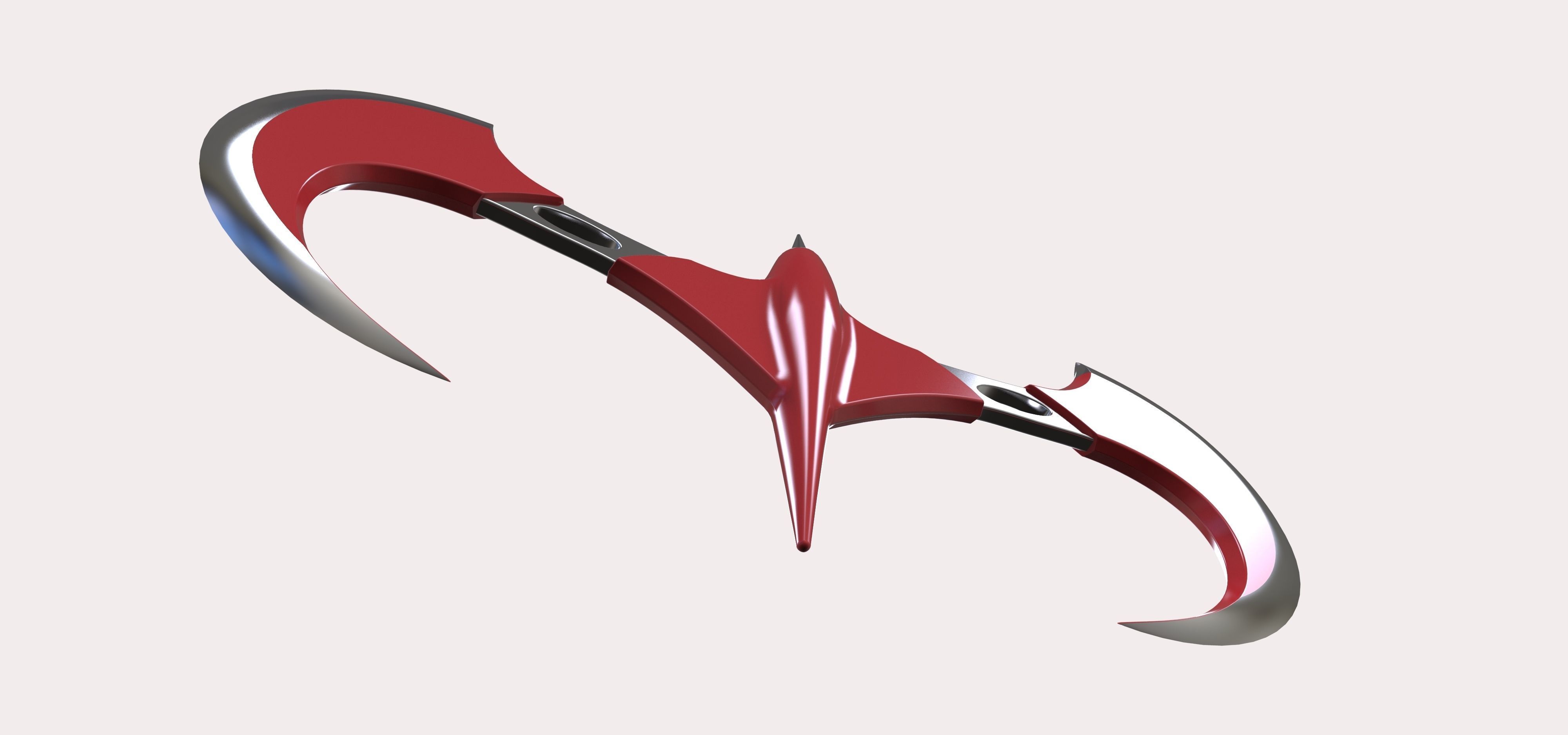 Batarang of Robin from movie Batman and Robin 1997 3D model_7