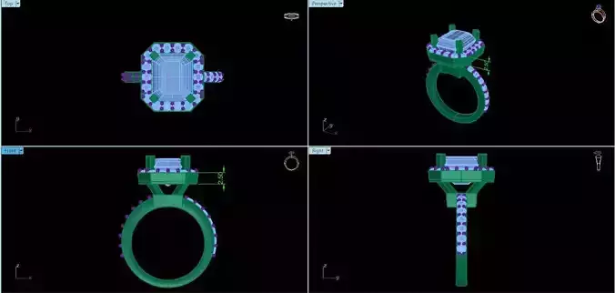 emerald engagement ring