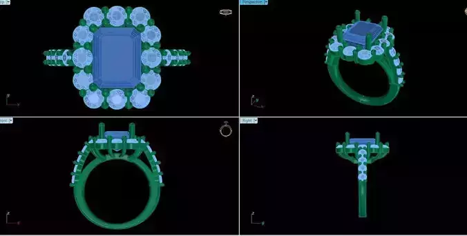 emerald engagement ring