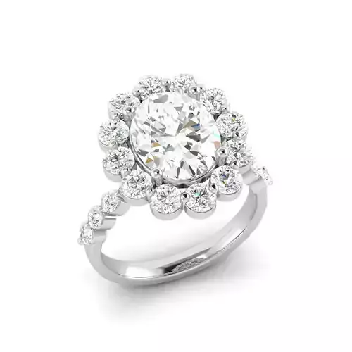 oval  engagement ring