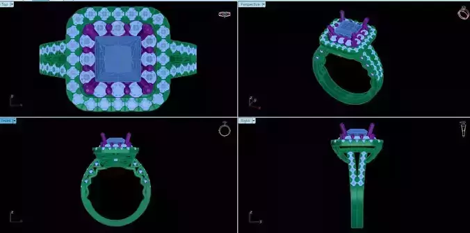 princess cut diamond engagement rings