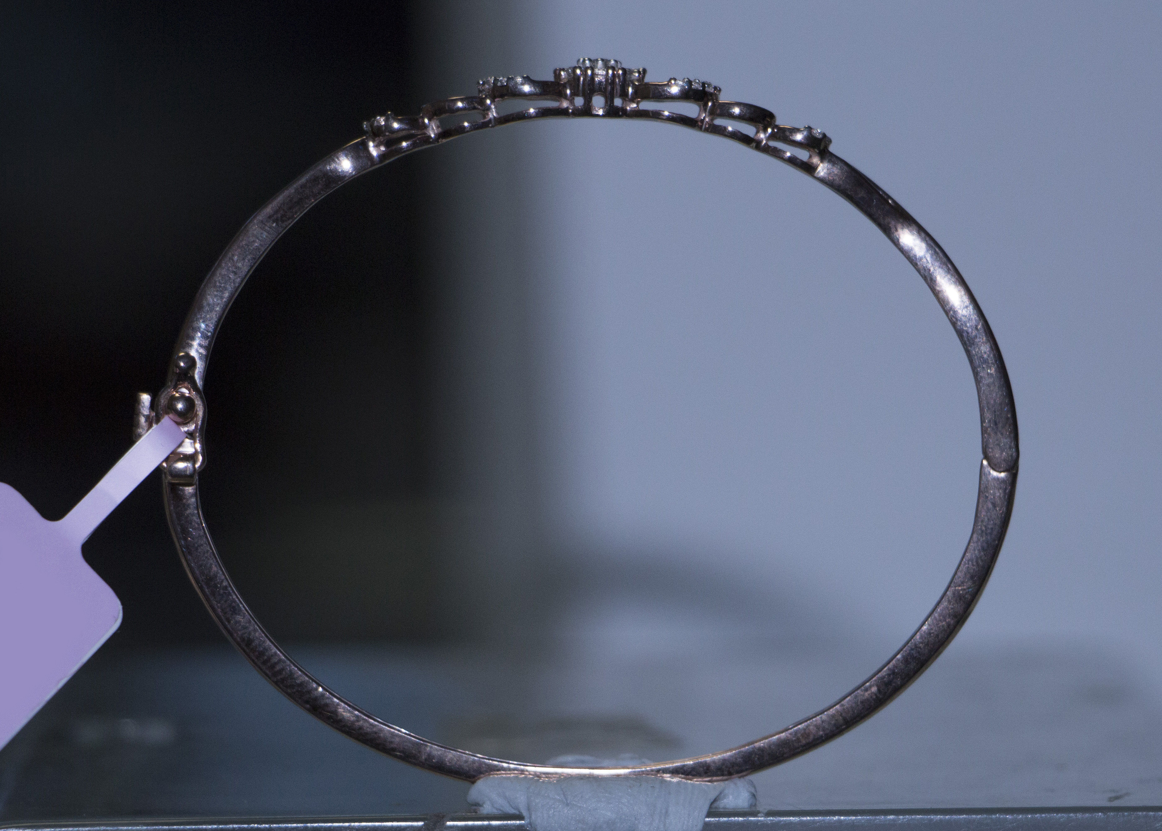 Hoops Diamond Bracelet 3D print model_8