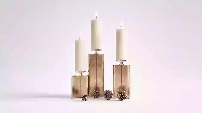 Axis Candle Holder Set