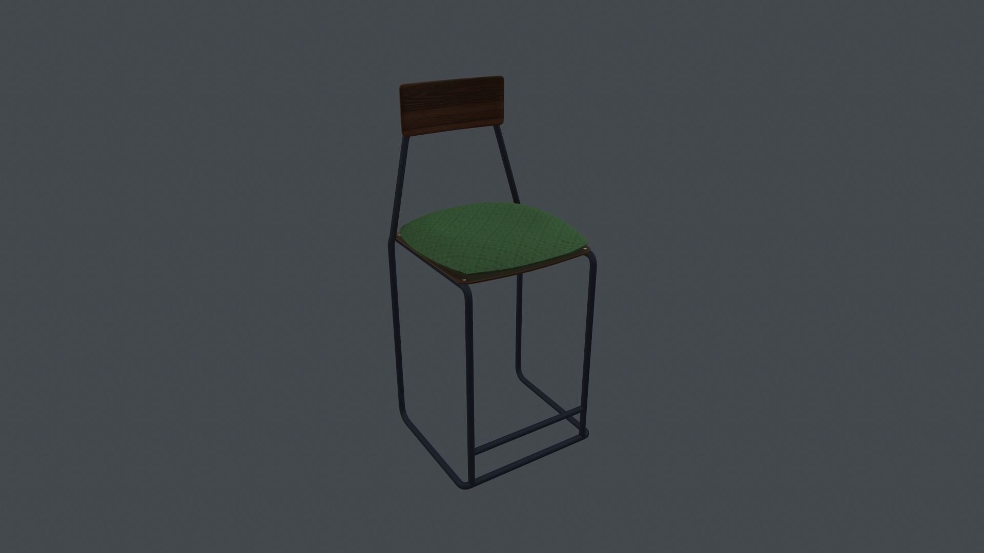 Game Ready Cottage Chair Low-poly 3D model_10