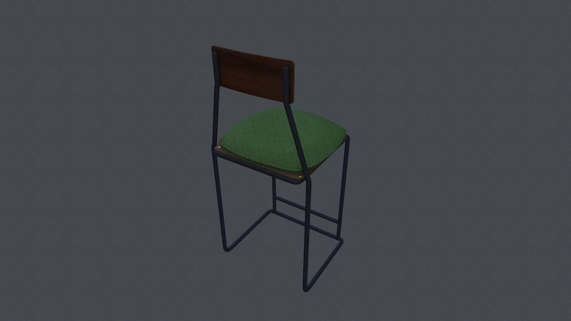 Game Ready Cottage Chair Low-poly 3D model_8