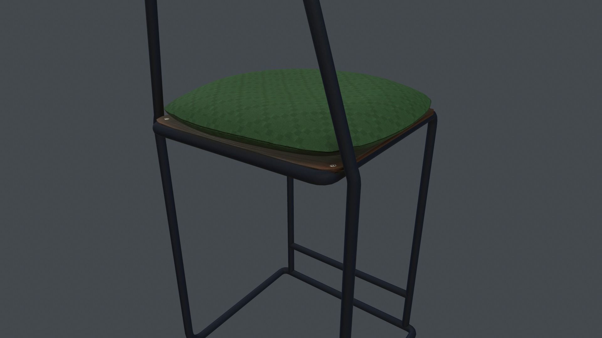 Game Ready Cottage Chair Low-poly 3D model_6