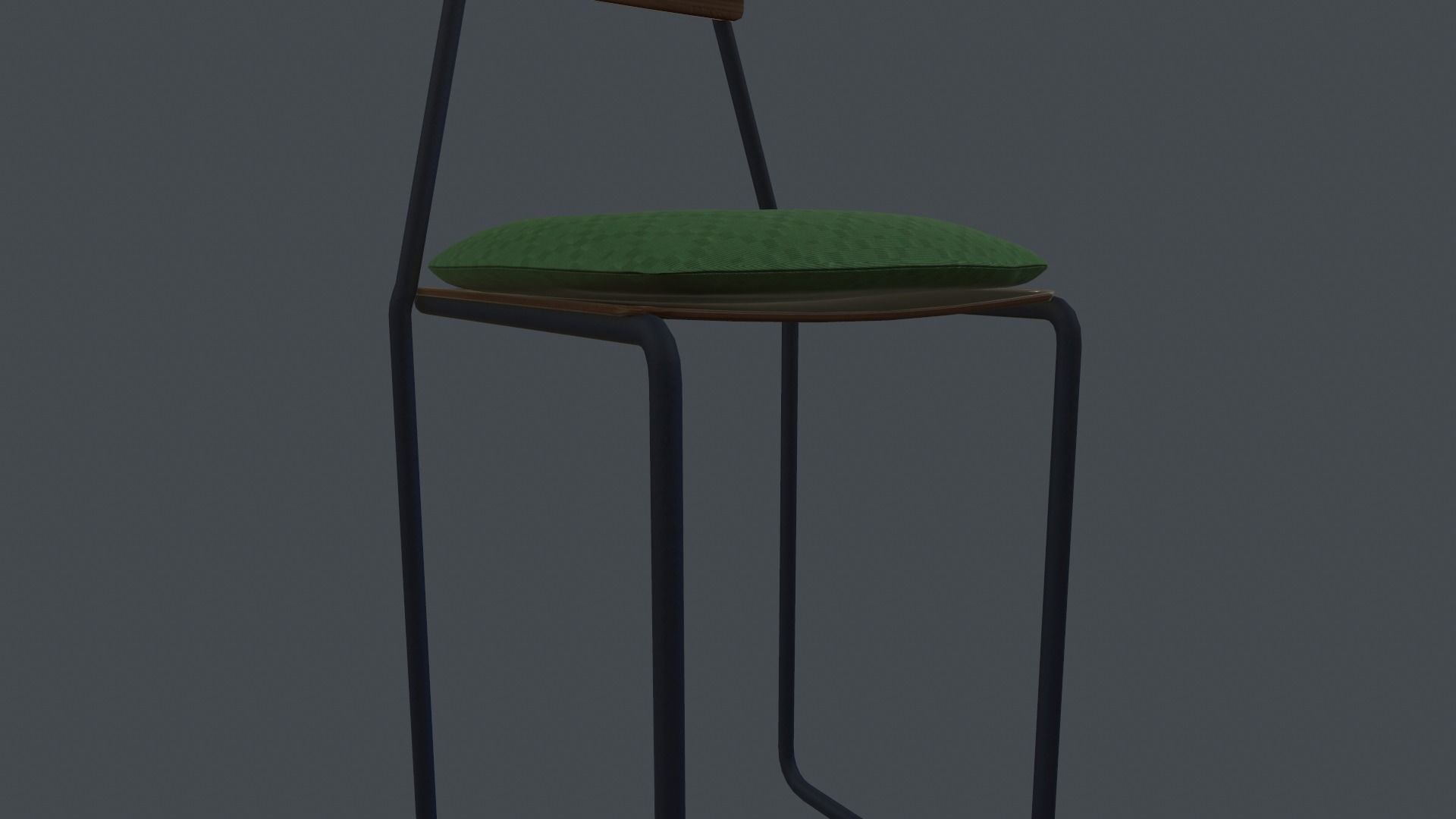 Game Ready Cottage Chair Low-poly 3D model_2