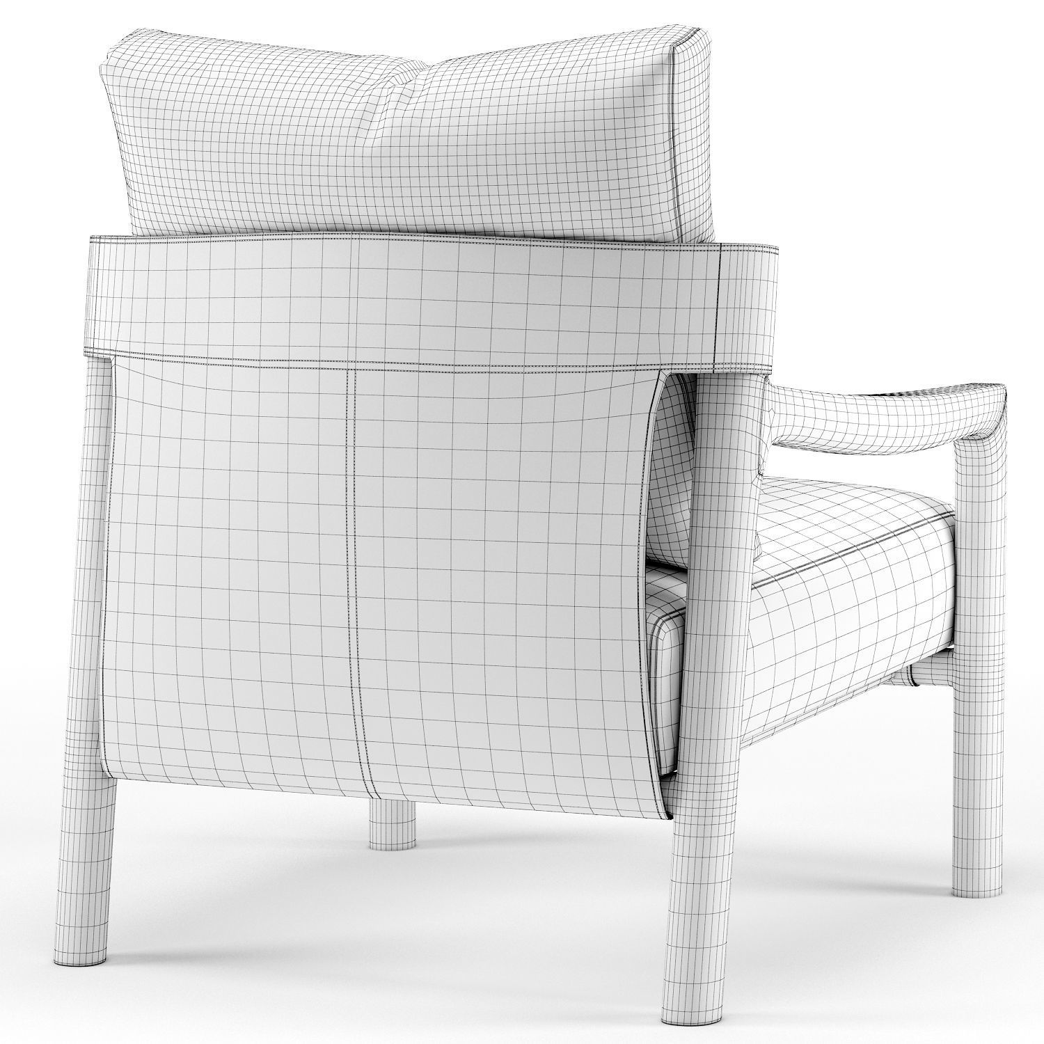 Vera armchair - Porada 3D model_4