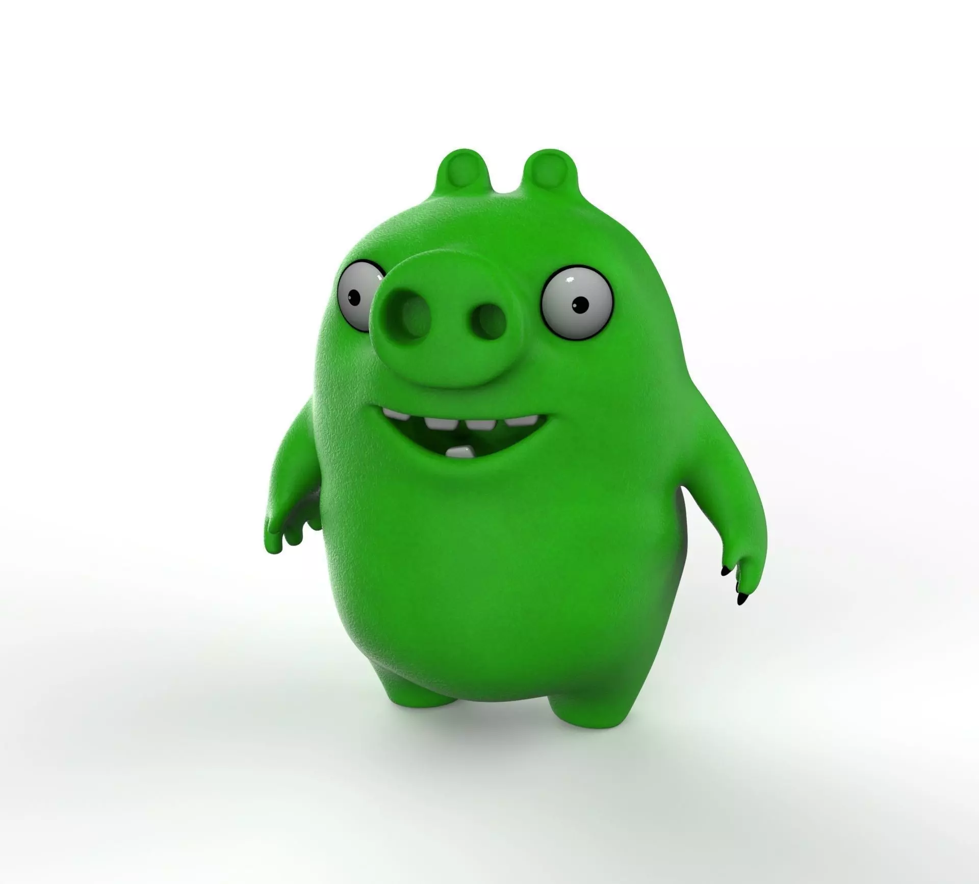 Cartoon Pig 3D model_0