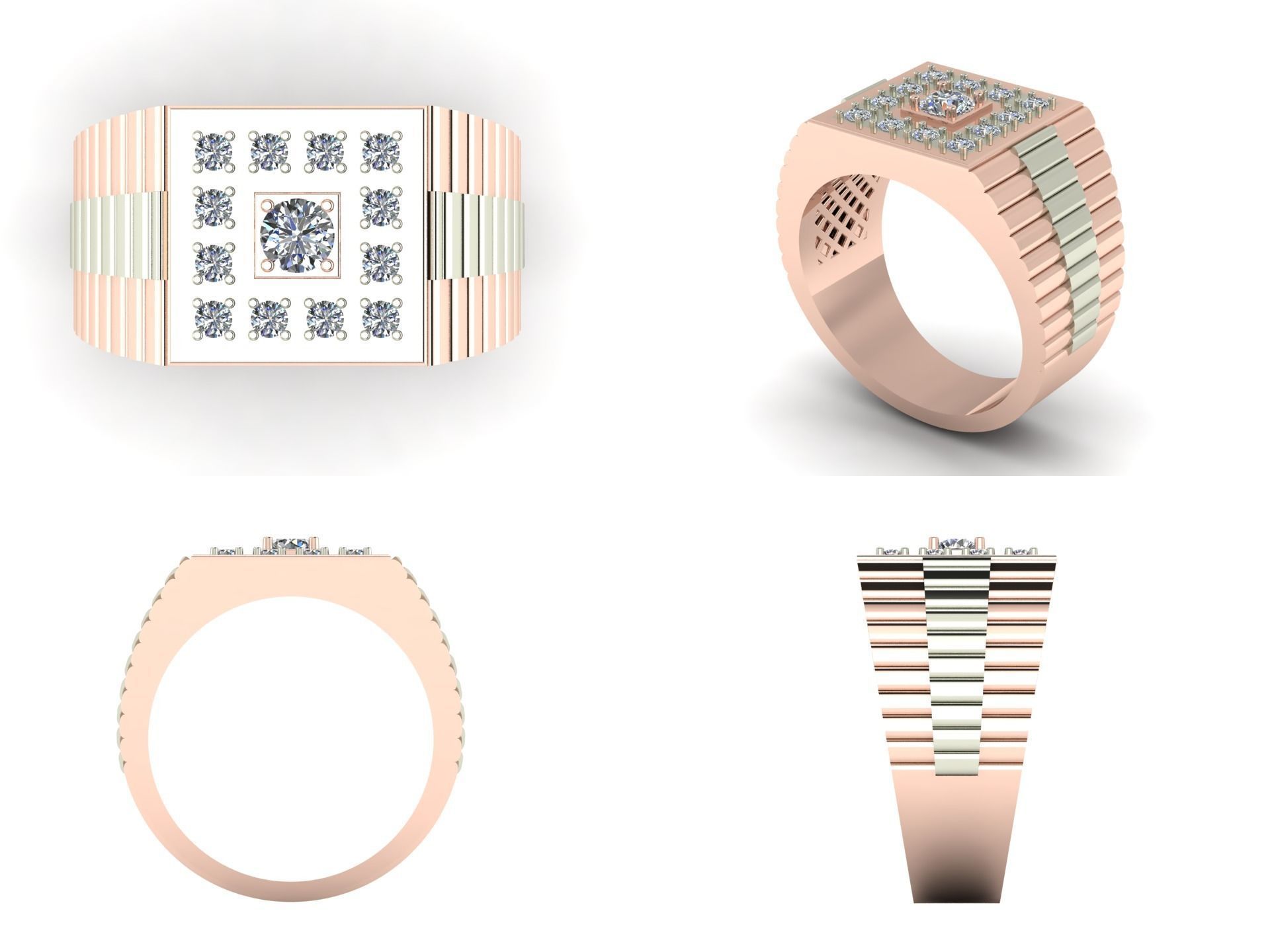 Ring bi 10 3D print model_4