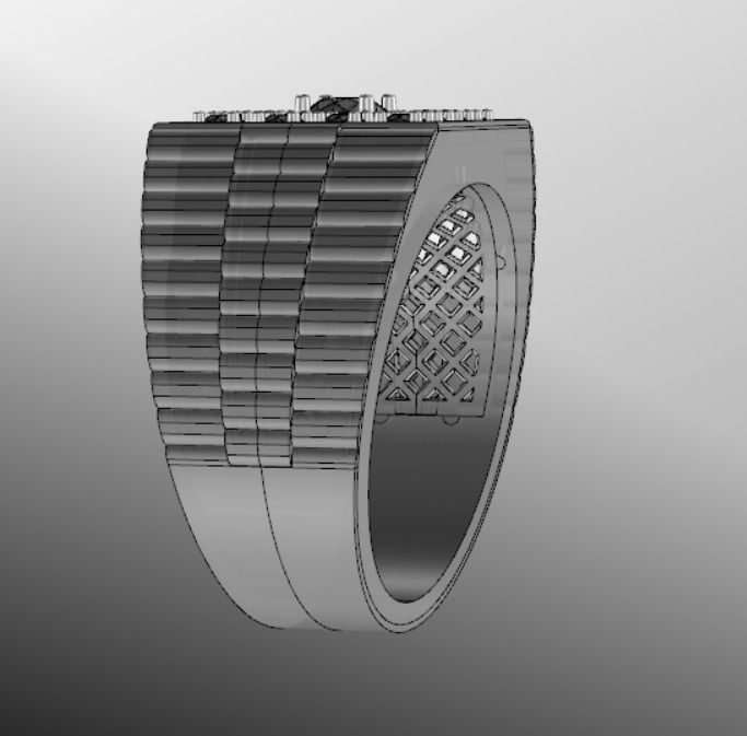 Ring bi 10 3D print model_14