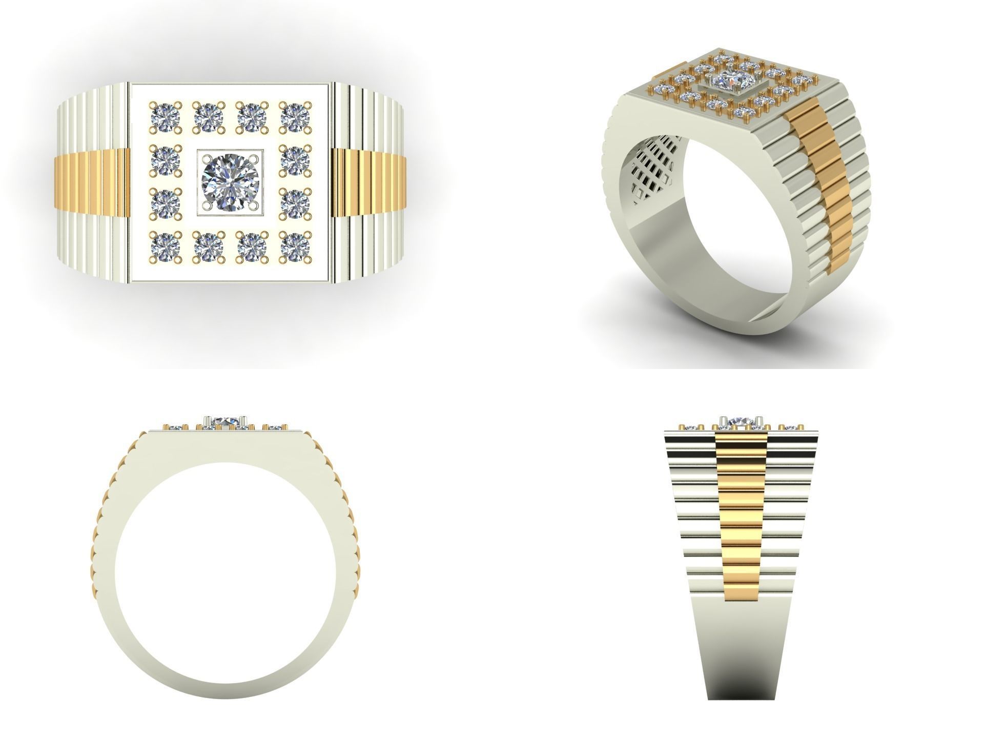 Ring bi 10 3D print model_5