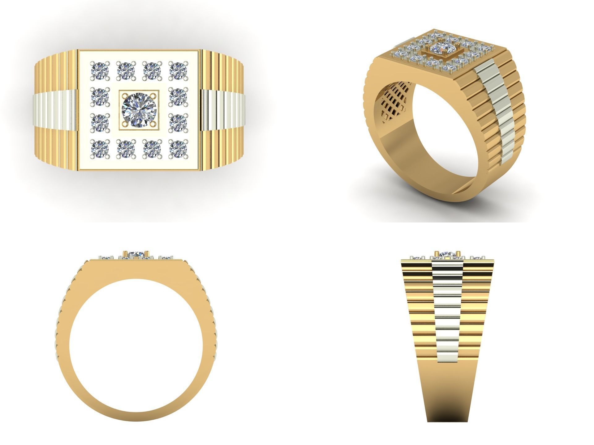 Ring bi 10 3D print model_3