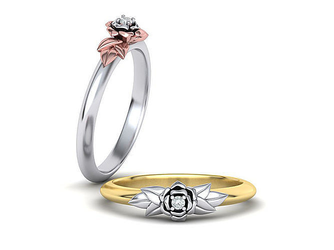 Paradise Design Floral Band ring 3dmodel N10330 3D print model
