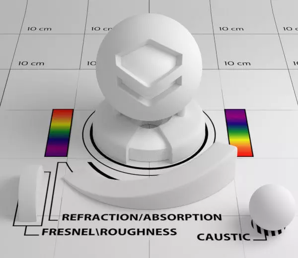 Ball of setting materials Free low-poly 3D model