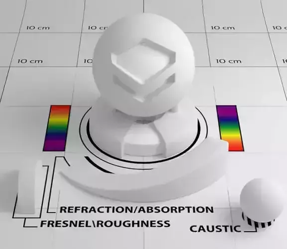 Ball of setting materials Free low-poly 3D model