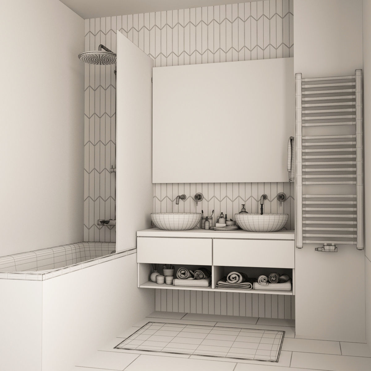 Bathroom 21 3D model_5