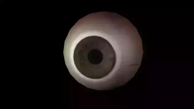 LOW POLY Eye Low-poly 3D model