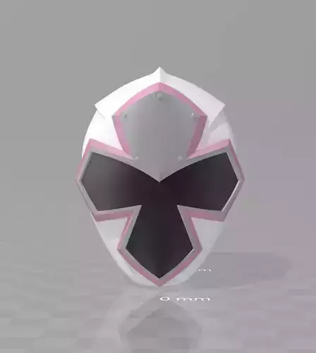 Power Rangers Shuriken Sentai Ninninger ShiroNinger Helmet 3D print model
