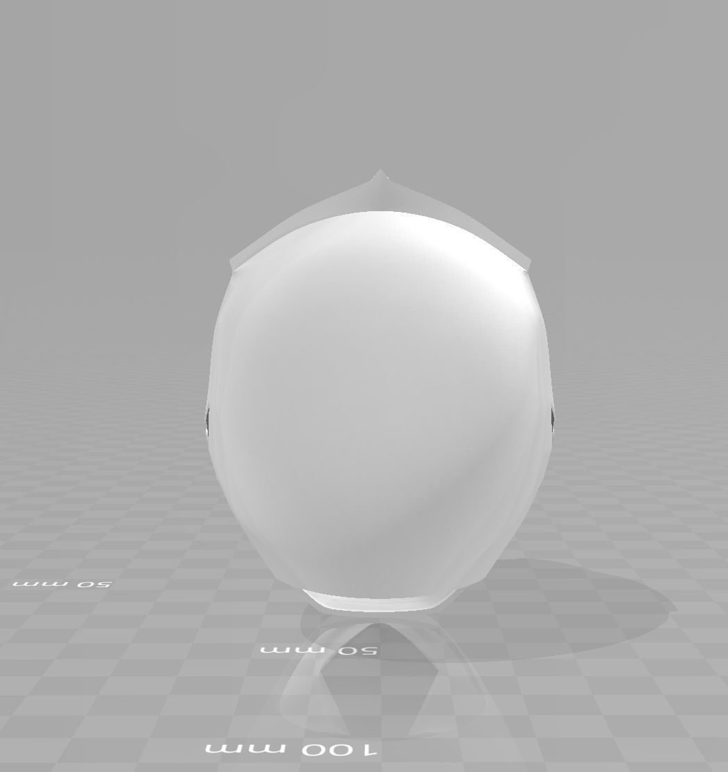 Power Rangers Shuriken Sentai Ninninger ShiroNinger Helmet 3D print model_4