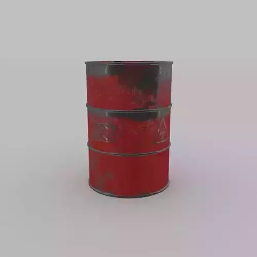 Barrel Low-poly 3D model