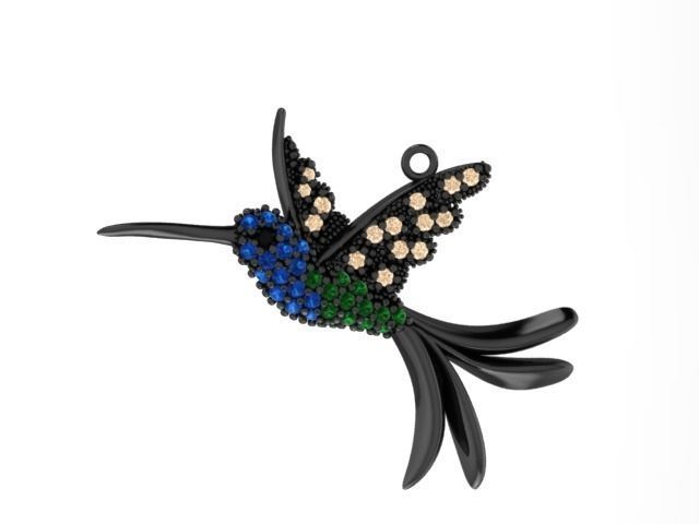 Beija Flor Brasil  3D model_9