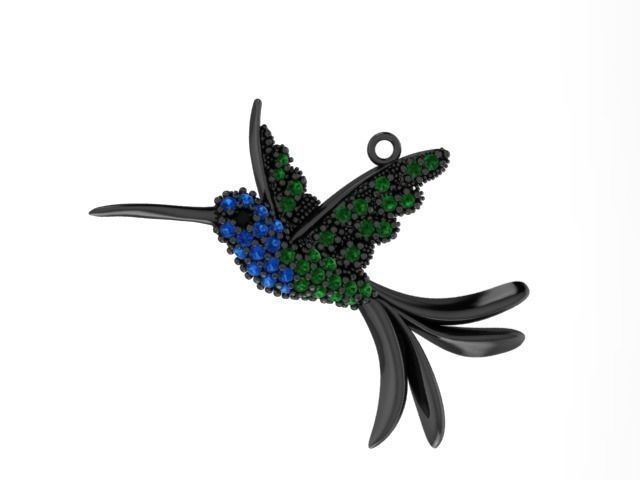 Beija Flor Brasil  3D model_8