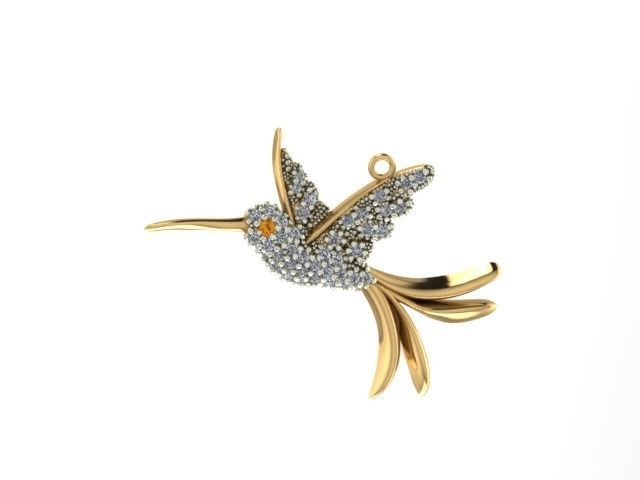 Beija Flor Brasil  3D model_4