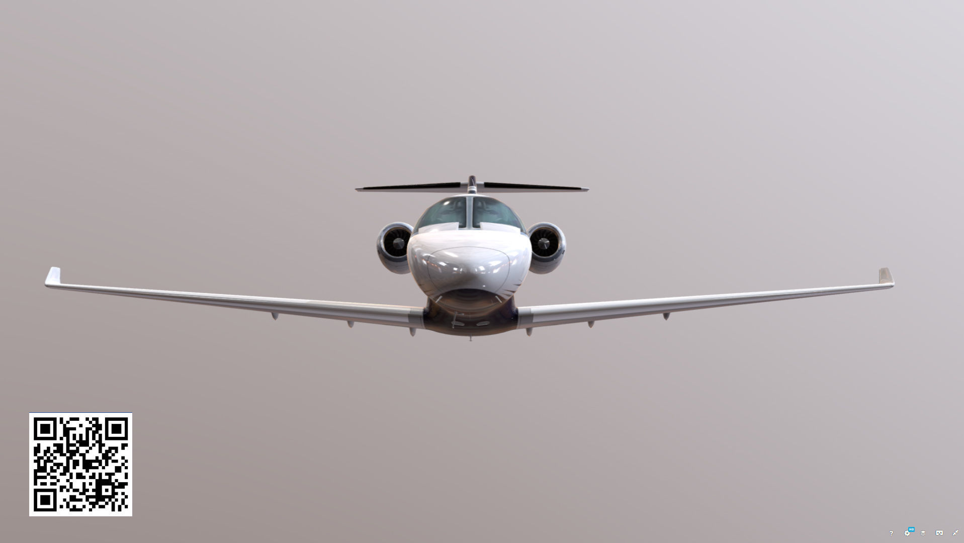 Cessna Citation M2 Low-poly 3D model_7
