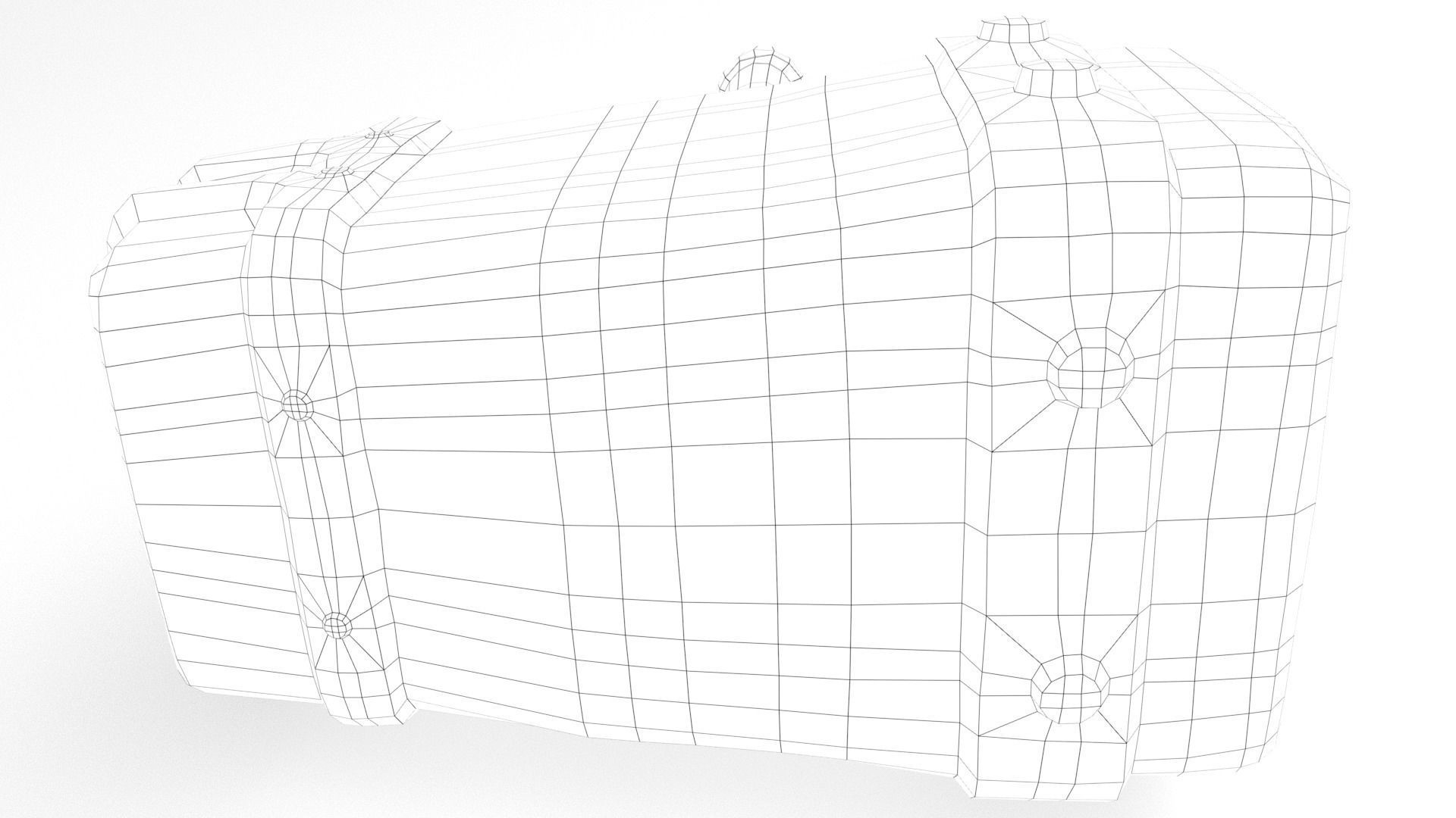 Ancient Hammer Low-poly 3D model_49